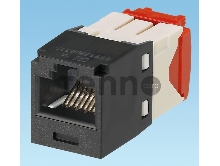Модуль информационный Panduit CJ5E88TGBL Mini-Com RJ45 кат.5e черный