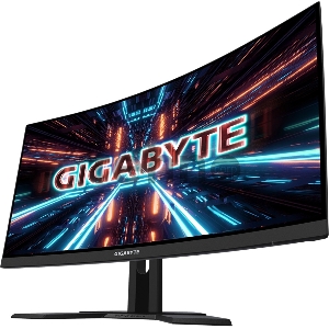 Монитор 27; Gigabyte G27FC A-EK Gaming monitor Black (VA, 1920x1080, HDMI+HDMI+DP, 1 ms, 178°/178°, 250 cd/m, 3000:1, 2xUSB3.0, 165Hz, MM, Curved)