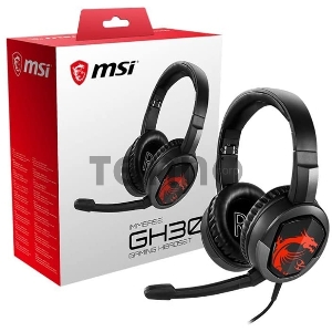Наушники с микрофоном MSI Immerse GH30 черный 1.5м накладные оголовье (S37-2101000-SV1)