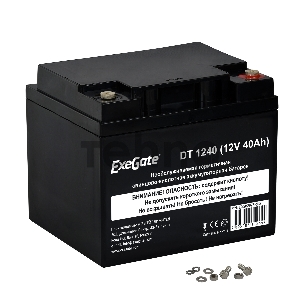 Батарея ExeGate DT 1240 (12V 40Ah), клеммы под болт М5