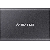 Твердотельный накопитель Samsung SSD 500GB T7 Touch, USB Type-C, R/W 1000/1050MB/s, Titanium, фото 1