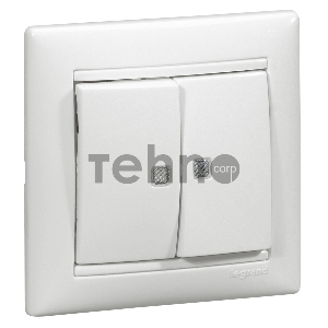 Рамка 1-м Valena бел. Leg 774451