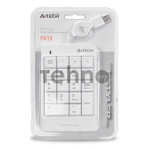 Числовой блок A4 Fstyler FK13 белый USB slim для ноутбука