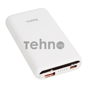 Внешний аккумулятор HOCO Q1 Kraft быстрая зарядка QC3.0, PD20, USB-A 22,5W (10000mAh), белый