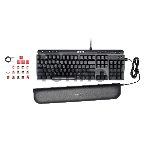 Клавиатура GMNG 999GK механическая черный/серебристый USB Multimedia for gamer LED (подставка для запястий) (1091218)