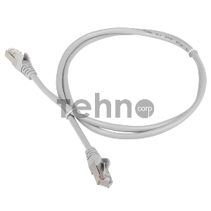 Кабель Patch cord Lanmaster TWT-45-45-5.0/S6-GY 5м FTP Cat 6 Grey