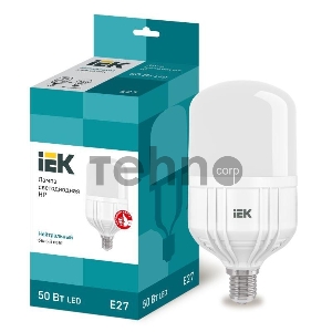 Лампа Iek LLE-HP-50-230-40-E27 светодиодная HP 50Вт 230В 4000К E27 IEK