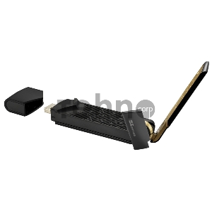 Адаптер ASUS USB-AX56 // WI-FI 802.11ax, 567 + 1201 Mbps USB 3.0 Adapter + внешняя антенна ; 90IG06H0-MO0R00