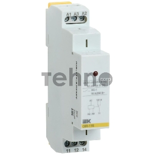 Реле промежуточное OIR 1 конт. (16А) 230В AC ИЭК OIR-116-AC230V