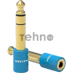 Переходник Vention Jack 3.5 mm F/6,5 mm M VAB-S01-L Переходник Vention Jack 3.5 mm F/6,5 mm M VAB-S01-L