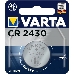Батарейка Varta ELECTRONICS CR2430 BL1 Lithium 3V (6430) (1/10/100), фото 1