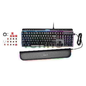 Клавиатура GMNG 999GK механическая черный/серебристый USB Multimedia for gamer LED (подставка для запястий) (1091218)