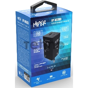 Сетевое зар./устр. Hiper HP-WC003 PD+QC черный