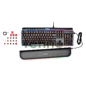 Клавиатура GMNG 999GK механическая черный/серебристый USB Multimedia for gamer LED (подставка для запястий) (1091218)