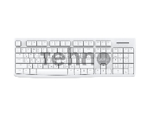 Клавиатура проводная Dareu LK185 White (белый), мембранная, 104 клавиши, EN/RU, 1,8м, размер 440x147x22мм