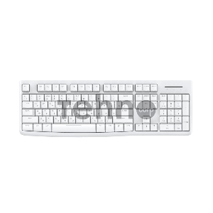Клавиатура проводная Dareu LK185 White (белый), мембранная, 104 клавиши, EN/RU, 1,8м, размер 440x147x22мм