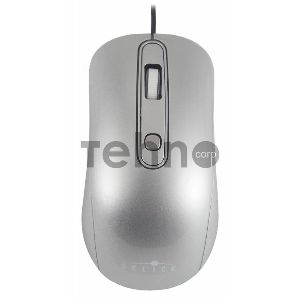 Мышь Oklick 155M серебристый оптическая (1600dpi) USB (3but)
