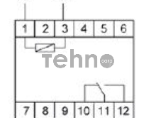 Реле промежуточное PK-1P/Un (монтаж на DIN-рейке 35мм 24В AC/DC 16А 1P IP20) F&F EA06.001.003