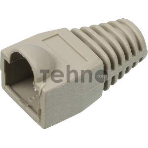 Защитные колпачки для кабеля 6,0мм cat.5, на соединение коннектора с кабелем, серый, 100 шт. в пчк