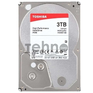 Жесткий диск Toshiba SATA-III 3Tb HDWD130UZSVA P300 (7200rpm) 64Mb 3.5