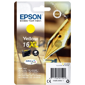 Картридж EPSON 16XL желтый повышенной емкости для WF-2010/WF-2510/WF-2540