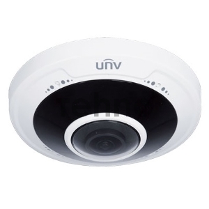 Видеокамера Uniview Fisheye IP видеокамера антивандальная 1/2.8 5 Мп КМОП @ 30 к/с, ИК-подсветка до 10м., 0.01 Лк @F2.0, объектив 1.4 мм, WDR, 2D/3D DNR, Ultra 265, H.265, H.264, MJPEG, 3 потока, 2 (
