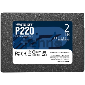 Накопитель SSD Patriot SATA III 2Tb P220S2TB25 P220 2.5