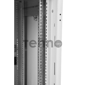 Шкаф коммутационный ЦМО (ШТК-М-27.6.10-3ААА) напольный 27U 600x1000мм пер.дв.металл задн.дв.стал.лист 2 бок.пан. 600кг серый 855мм 83.7кг 180град.