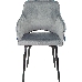Кресло Бюрократ CH-380F серая жемчужина зигзаг на ножках металл, фото 2