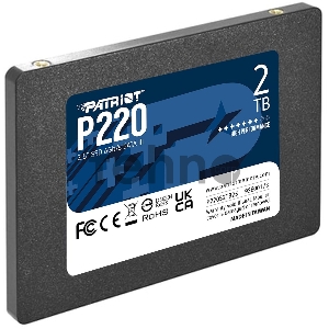 Накопитель SSD Patriot SATA III 2Tb P220S2TB25 P220 2.5