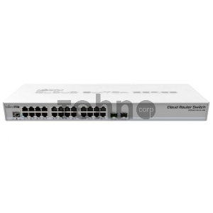 Маршрутизатор 24PORT 1000M CRS326-24G-2S+RM MIKROTIK Маршрутизатор 24PORT 1000M CRS326-24G-2S+RM MIKROTIK