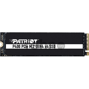 Накопитель SSD Patriot M.2 512Gb P400 <P400P512GM28H> (PCI-E 4.0 x4, up to 5000/3300MBs, 550000 IOPs, TBW 400Tb, 22х80mm, graphene heatsink)