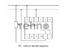 Реле времени PCR-513 (задержка вкл. 230В 8А 1перекл. IP20 монтаж на DIN-рейке) F&F EA02.001.003