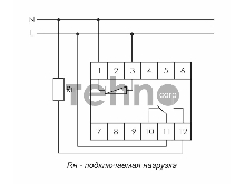 Реле времени PCR-513 (задержка вкл. 230В 8А 1перекл. IP20 монтаж на DIN-рейке) F&F EA02.001.003