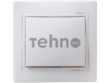 Выключатель 1-кл. СП КВАРТА 10А IP20 ВС10-1-0-КБ бел. ИЭК EVK10-K01-10-DM