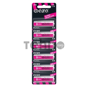Элемент питания алкалиновый LR 6 Super Alkaline BL-6 (уп.6шт) ФАZА 4895205002043