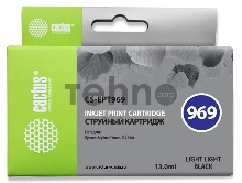 Картридж струйный Cactus CS-EPT969 светло-серый для Epson Stylus Photo R2880 (13ml)