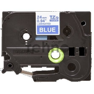 Наклейка ламинированная TZ-555 (24 мм бел/син)