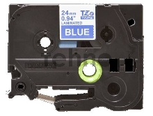 Наклейка ламинированная TZ-555 (24 мм бел/син)