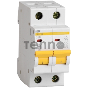 Выключатель автоматический модульный 2п C 40А 4.5кА ВА47-29 ИЭК MVA20-2-040-C