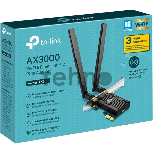 Адаптер PCI Express TP-Link Archer TX55E AX3000 Wi-Fi 6 Bluetooth 5.2