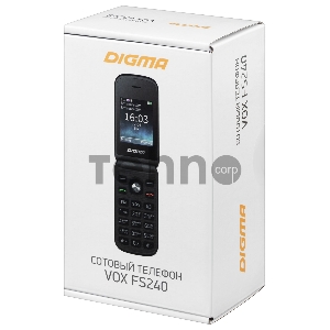 Мобильный телефон Digma VOX FS240 32Mb серый моноблок 2.44 240x320 0.08Mpix GSM900/1800