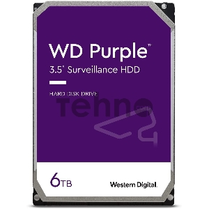 Жесткий диск Western Digital 2Tb WDC PURPLE WD22PURZ SATA 6GB/S 256MB