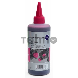 Чернила Cactus CS-EPT6643-250 пурпурный 250мл для Epson L100/L110/L120/L132/L200/L210/L222/L300/L312/L350/L355/L362/L366/L456/L550/L555/L566/L1300
