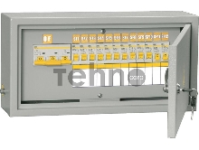 Щит ОЩВ-12/ОБЩ-3-100-12-0 (ВВ100А 12х16А) IP31 ИЭК MSM10-3N-100-12-31