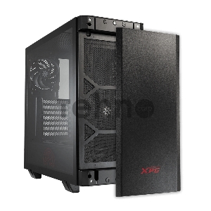 Компьютерный корпус XPG INVADER-BLACKCOLOR BOXWORLDWIDE (ATX, подсветка ARGB, 2  вентилятора 120мм, стеклянная боковая панель, черный)