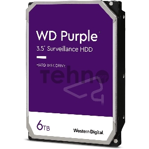Жесткий диск Western Digital 2Tb WDC PURPLE WD22PURZ SATA 6GB/S 256MB