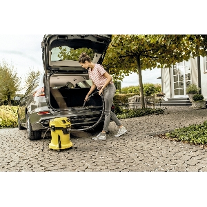 Строительный пылесос Karcher WD 3 P V-17/4/20 1000Вт (уборка: сухая/сбор воды) желтый