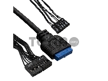 Корпус Miditower ExeGate CP-606U-AB400 (ATX, AB400 с вент. 8см, 1*USB+1*USB3.0, аудио)