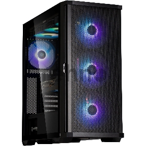 Корпус ZALMAN Z10 PLUS, ATX, BLACK, WINDOW, 2x3.5, 2x2.5, 2xUSB3.0, 1xUSB 3.1 Type-C, FRONT 3x140mm ARGB, REAR 1x120mm ARGB